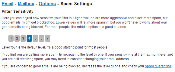 My_Execulink_spam_settings_filter_sensitivity.png